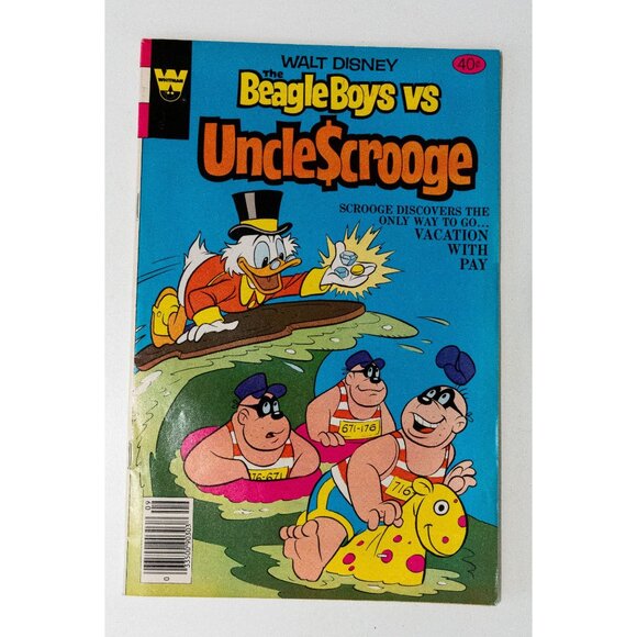 Walt Disney The Beagle Boys Vs Uncle $crooge Comic Book Whitman 1979 - Picture 1 of 13